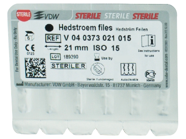 Hedströmfeilen 73/ 15 21mm steril 6St